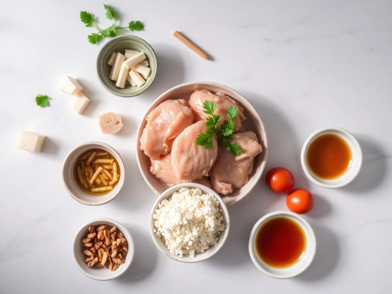 Ingredients for Chicken Karaage