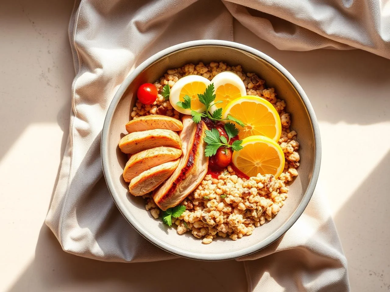 Chicken Marsala Bowl