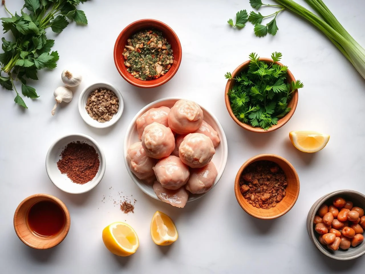 Ingredients for Chicken Meatballs