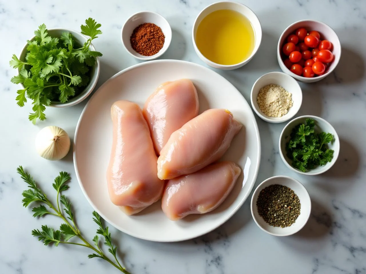 Ingredients for Chicken Milanese
