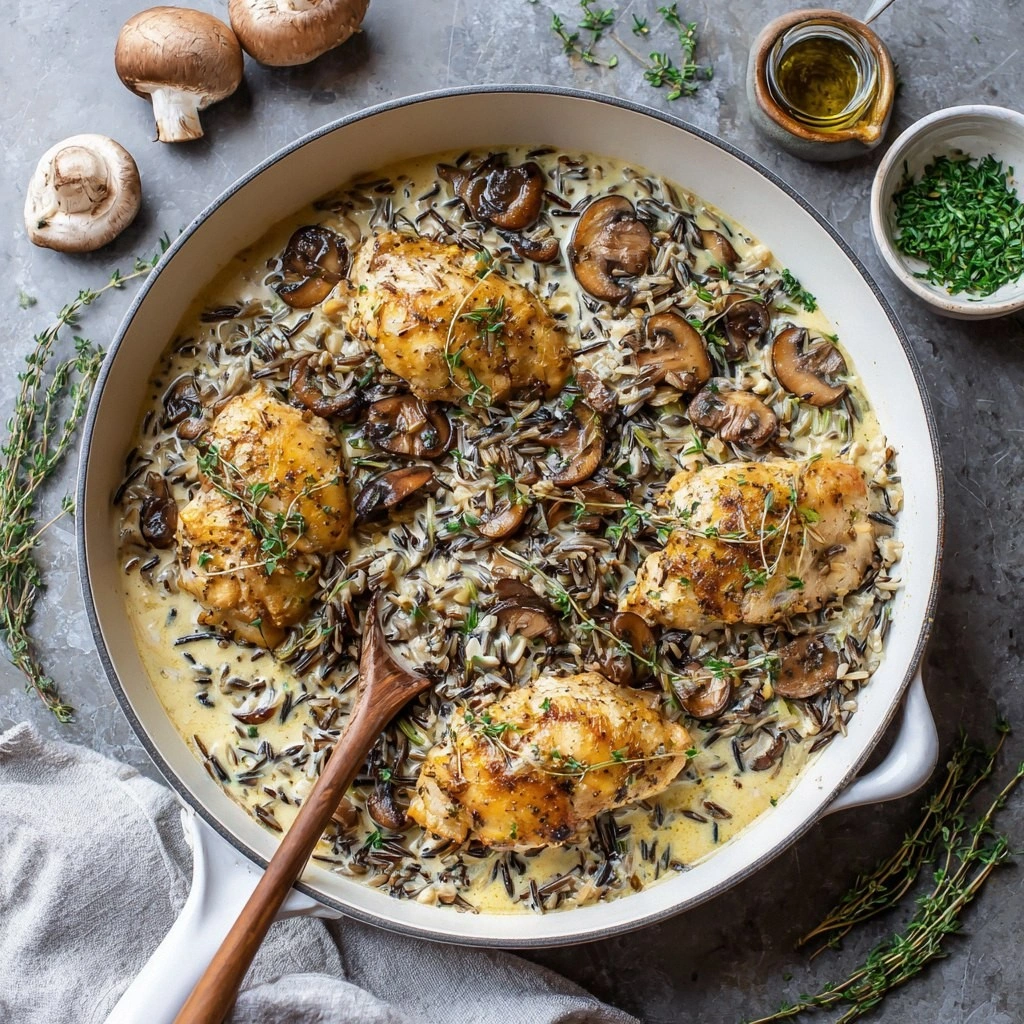 Chicken, Mushroom & Wild Rice 