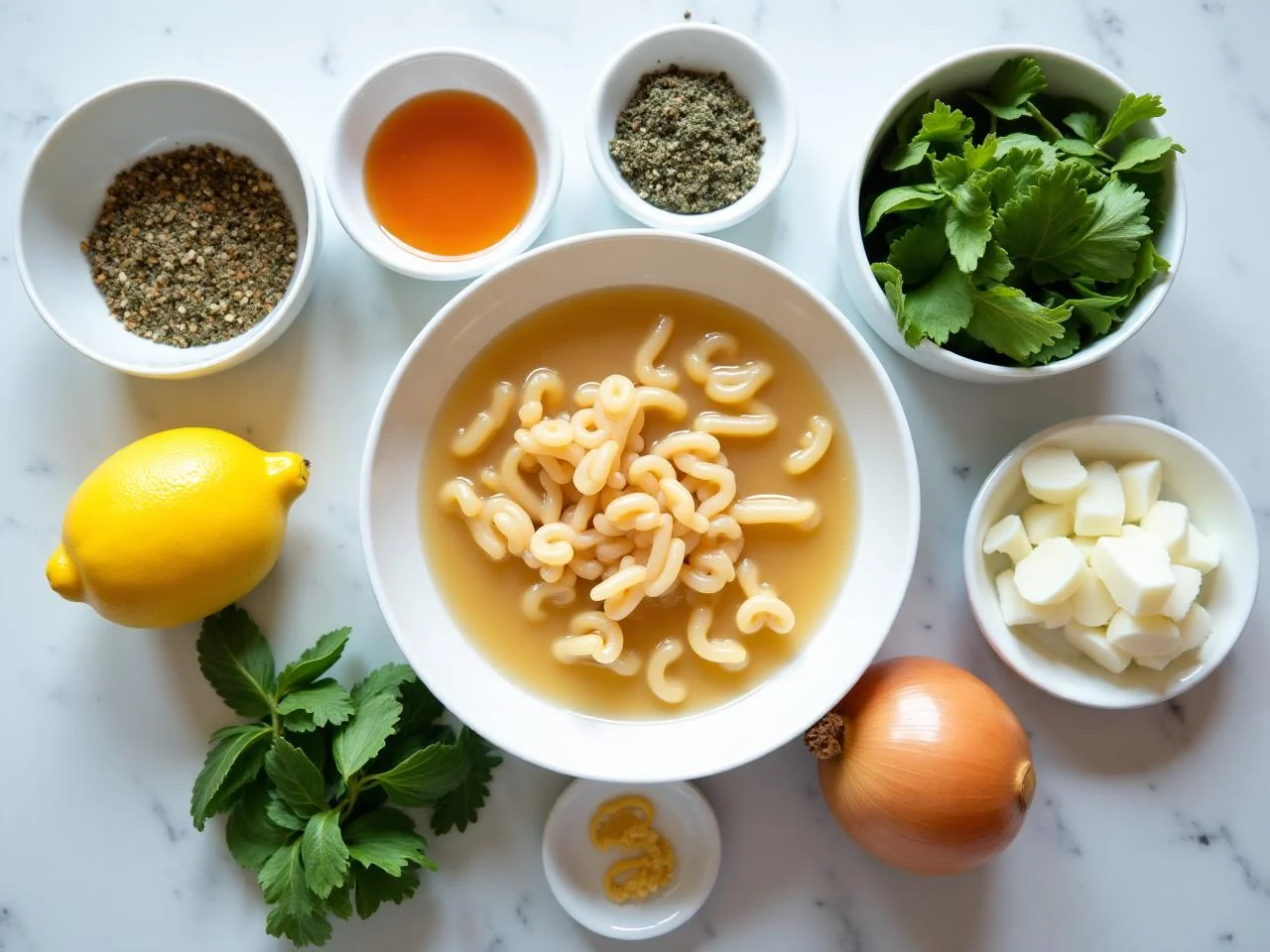 Ingredients for Chicken Noodle Soup