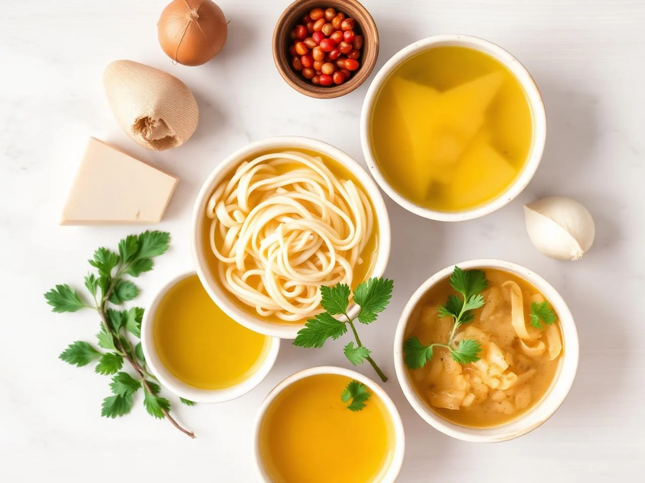 Ingredients for Chicken Noodle Soup