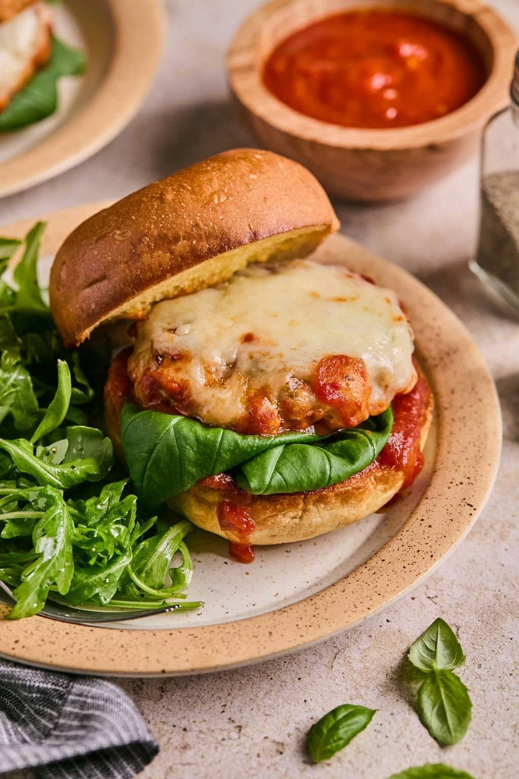 Chicken Parmesan Burgers