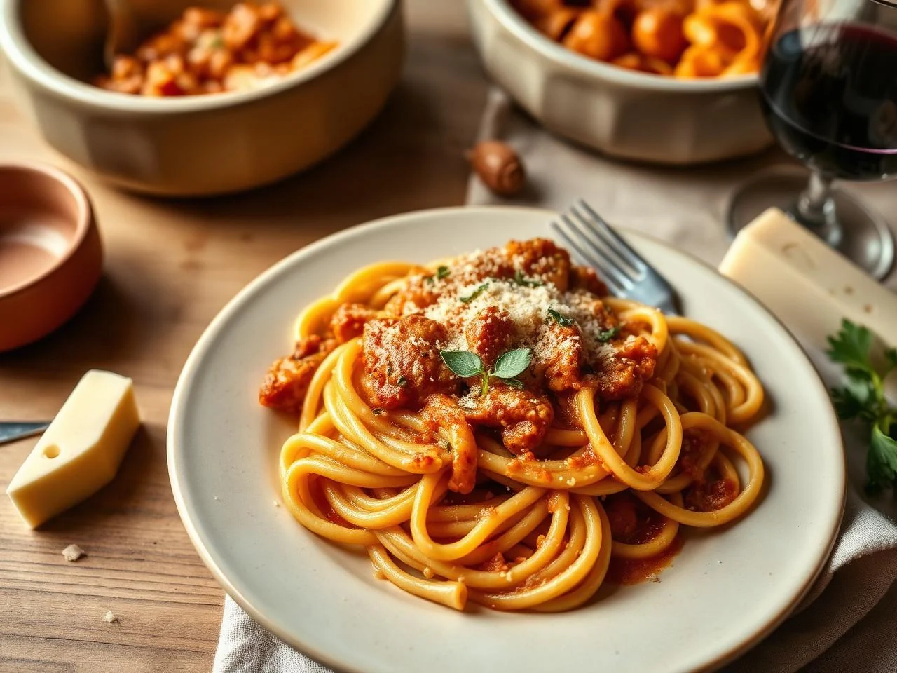 Chicken Parmesan Pasta Bake