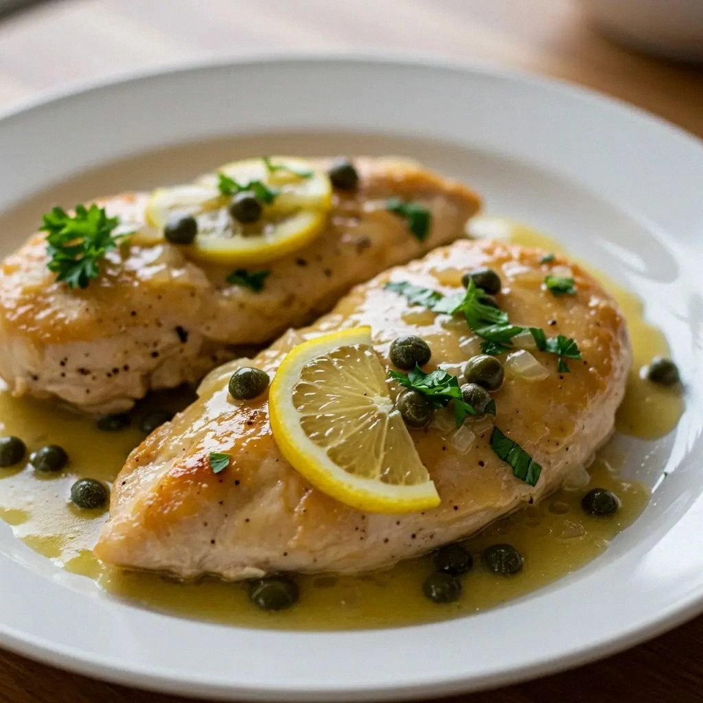 Chicken Piccata with Lemon Sau