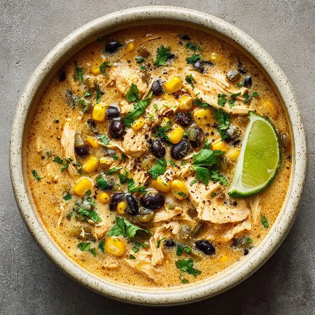 Chicken Poblano Soup: The Crea