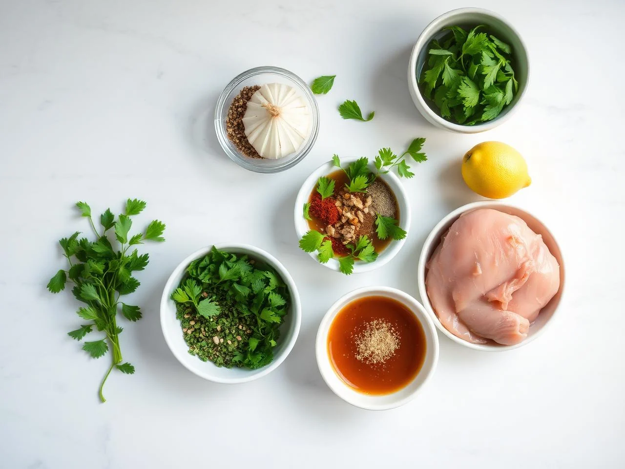 Ingredients for Chicken Posole