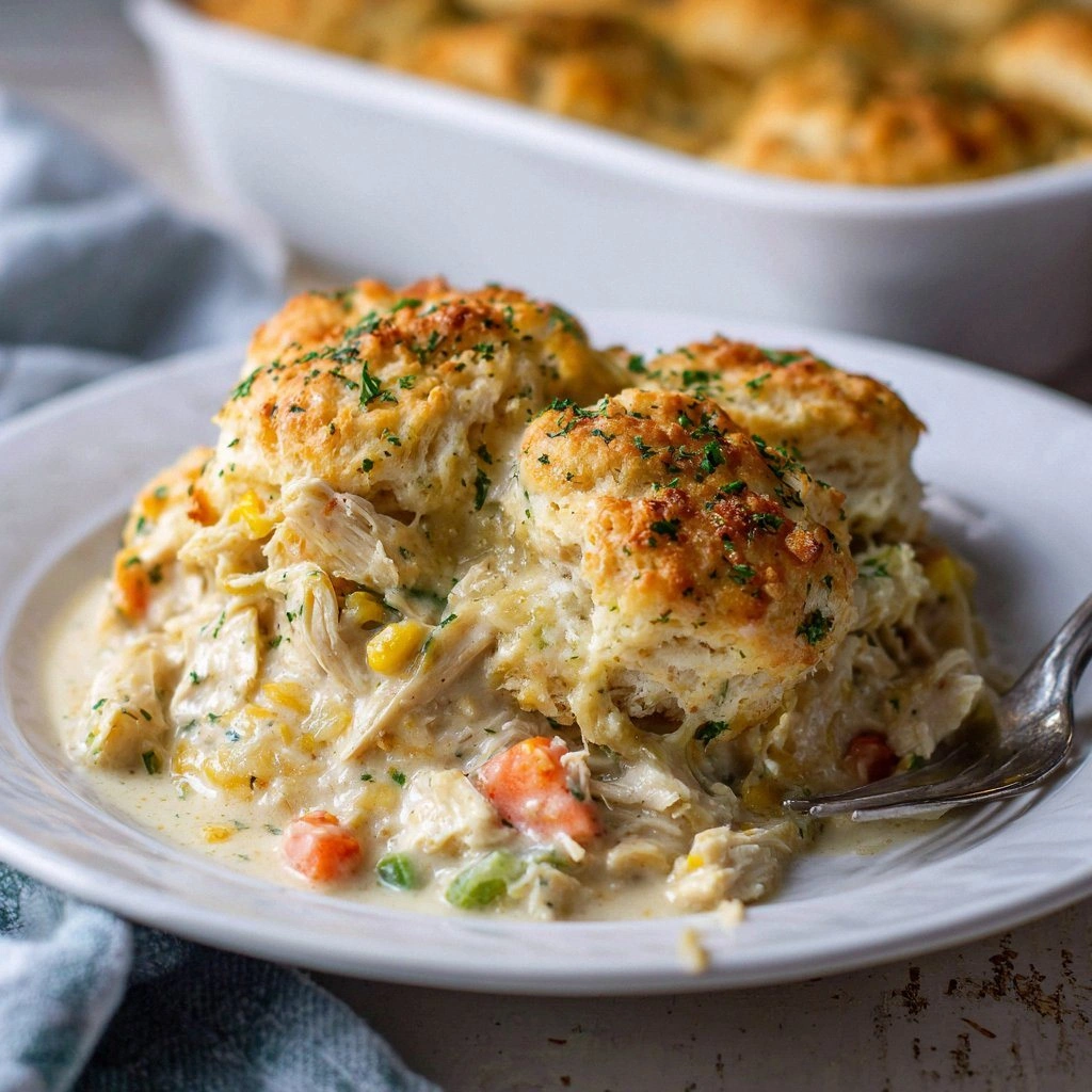 Chicken Pot Pie Casserole with