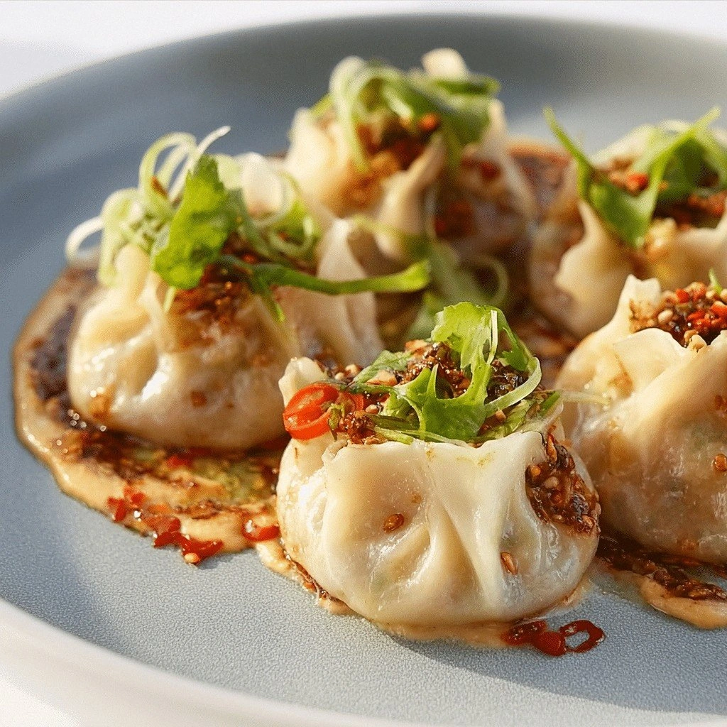 Chicken & Prawn Dumplings with