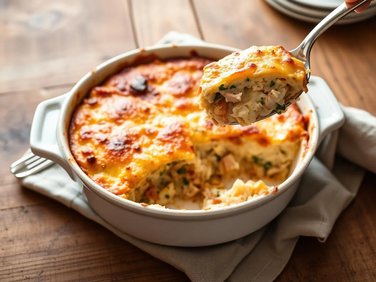 Chicken Quesadilla Casserole
