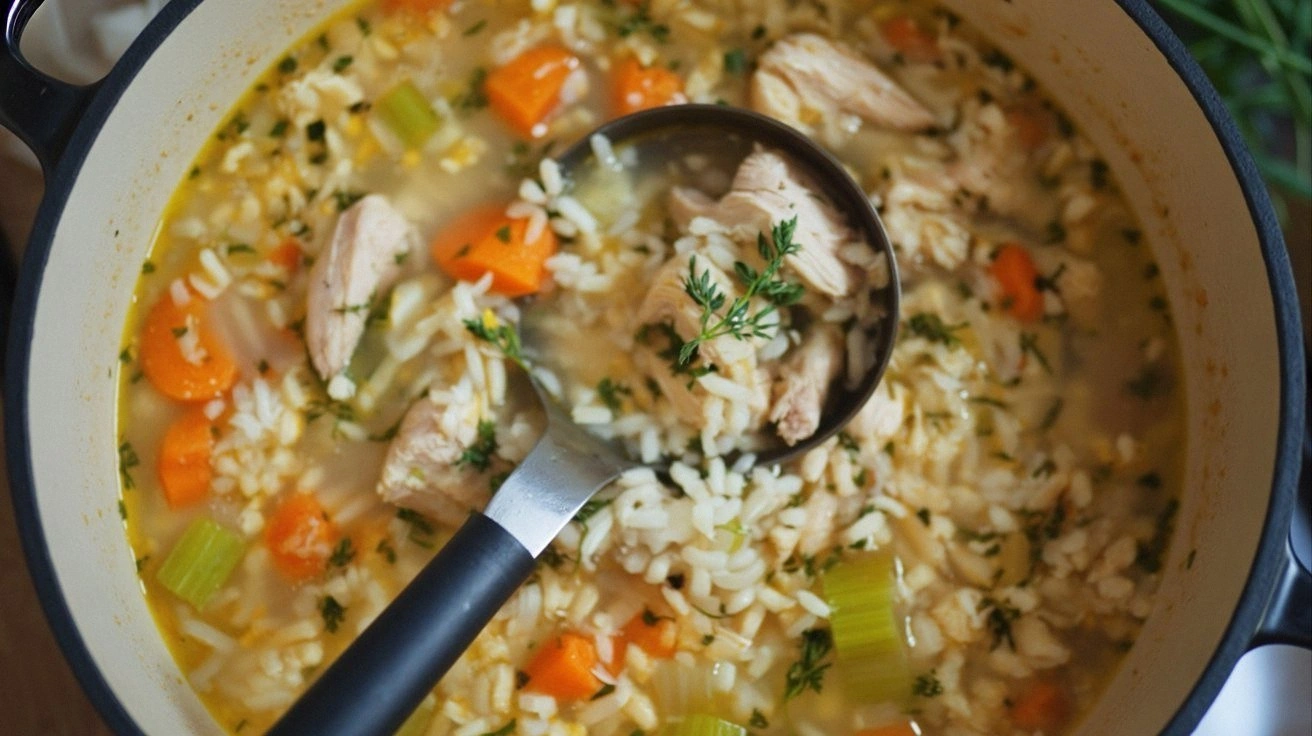 Chicken Rice Soup (Cozy, One-P