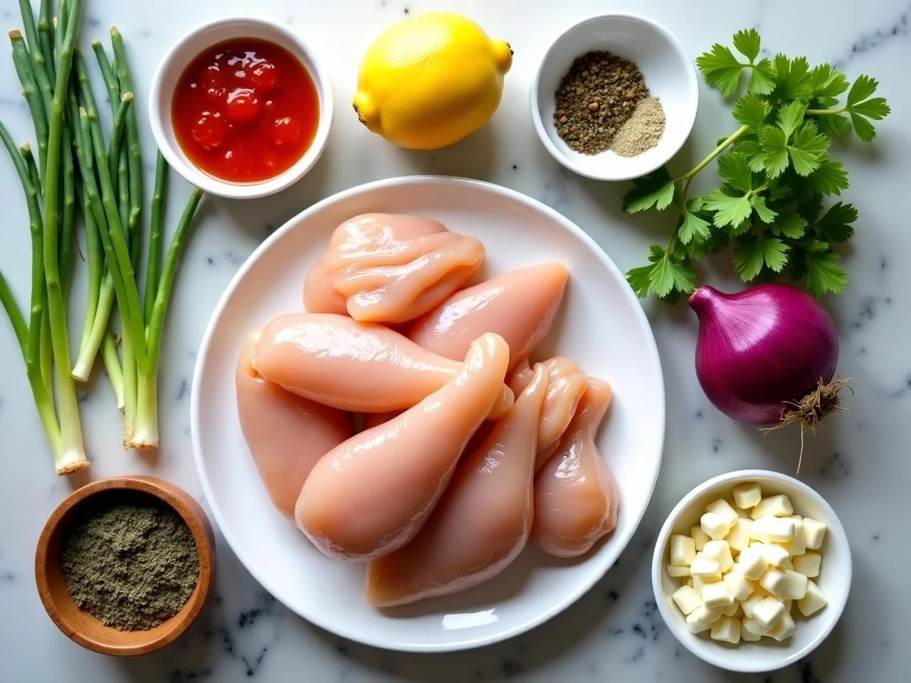 Ingredients for Chicken Satay