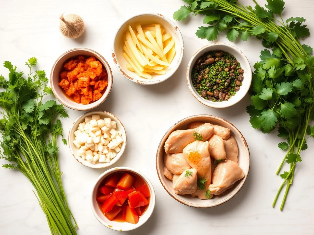 Ingredients for Chicken Satay