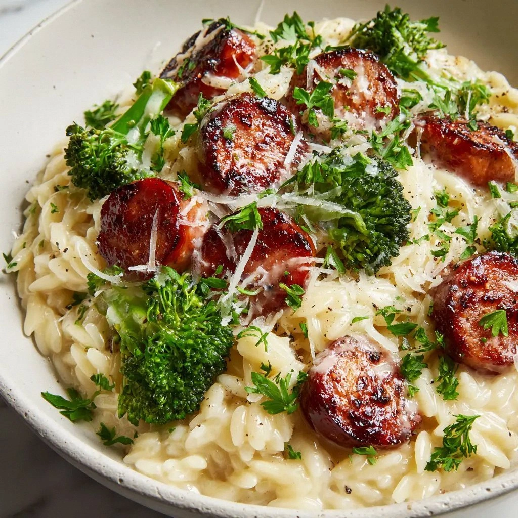 Chicken Sausage and Broccoli O