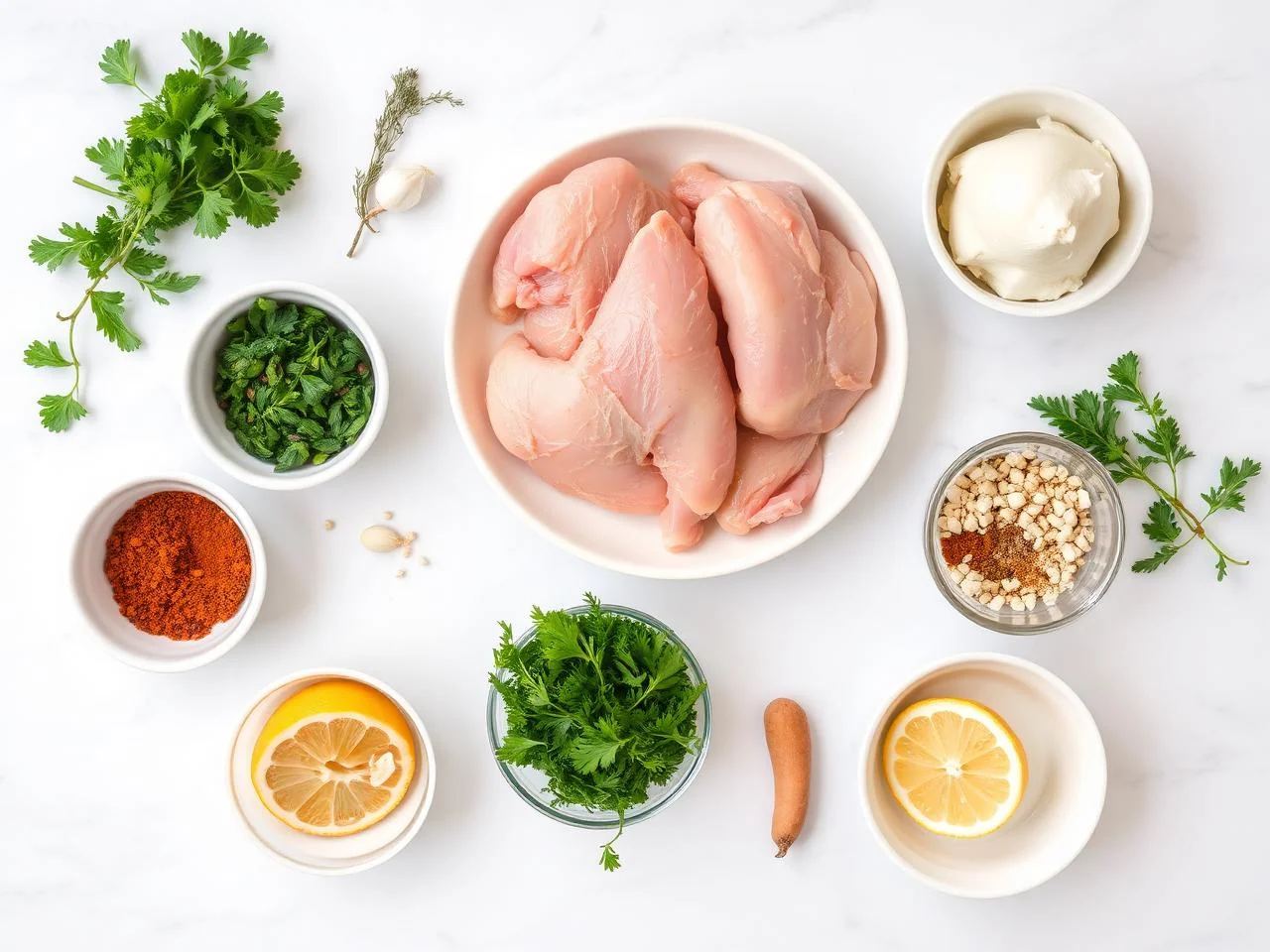 Ingredients for Chicken Schnitzel