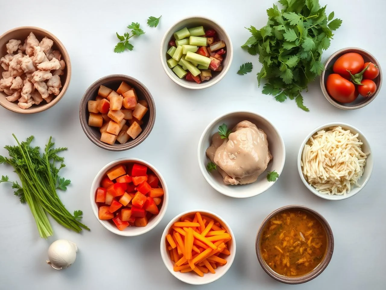 Ingredients for Chicken Shawarma