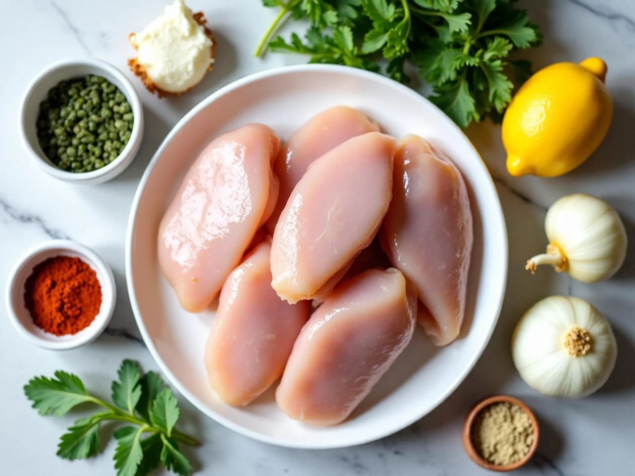Ingredients for Chicken Sliders