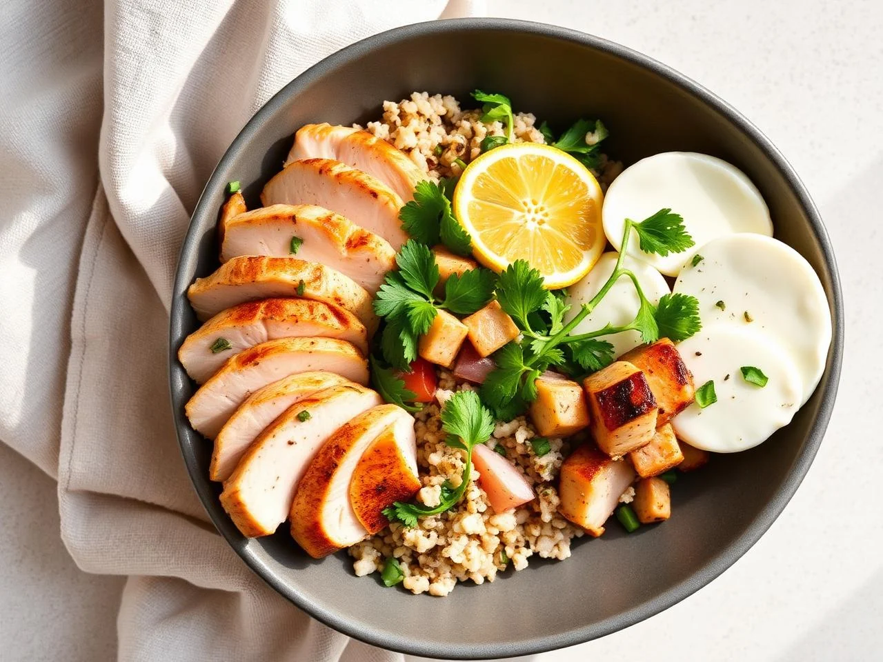 Chicken Souvlaki Bowl