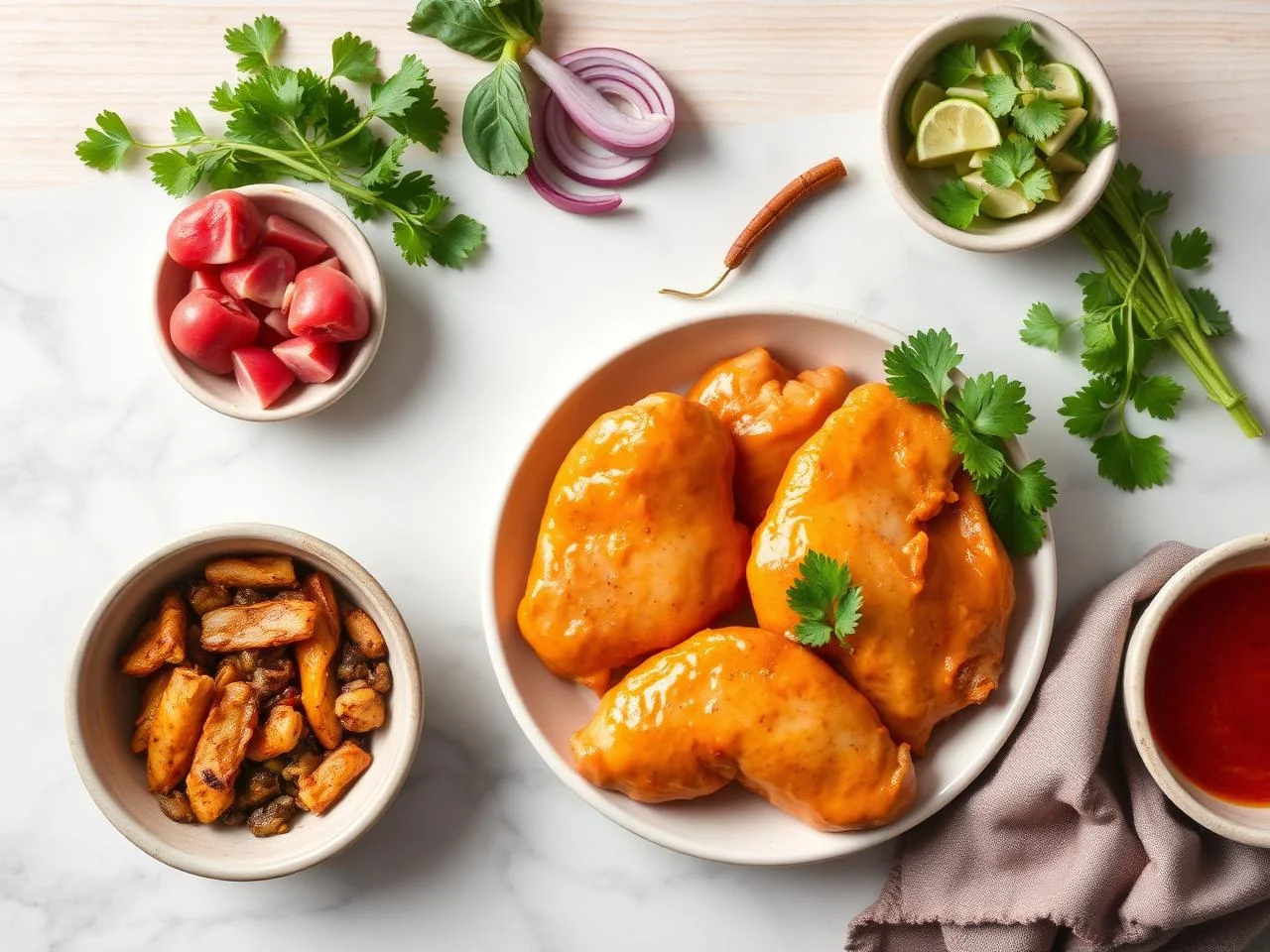Ingredients for Chicken Tandoori
