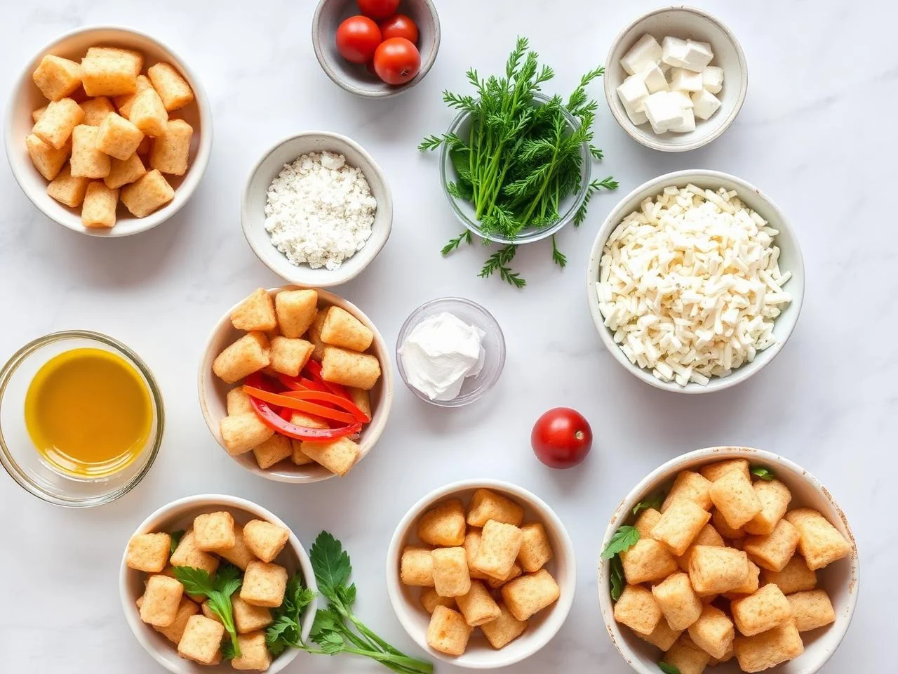 Ingredients for Chicken Tater Tot Casserole