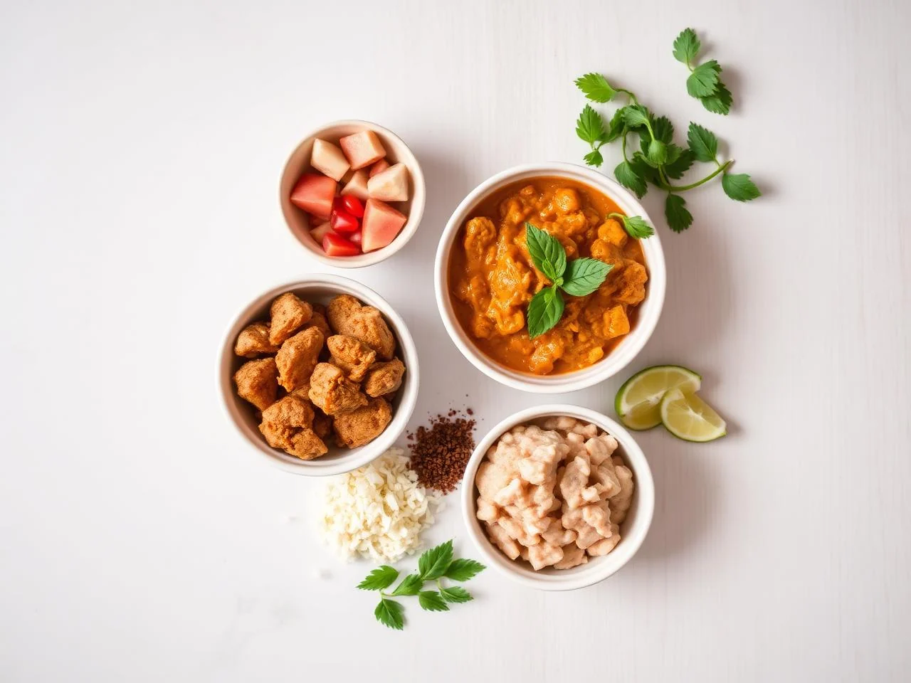 Ingredients for Chicken Tikka Masala Bowl