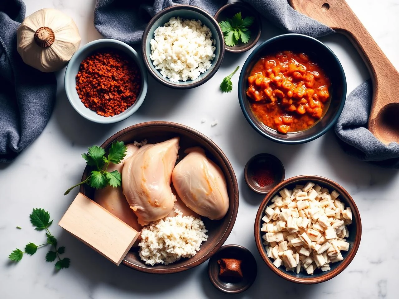 Ingredients for Chicken Tikka Masala