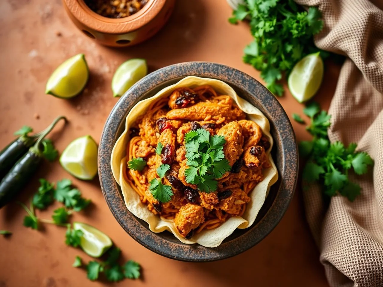 Chicken Tinga Burrito Bowl
