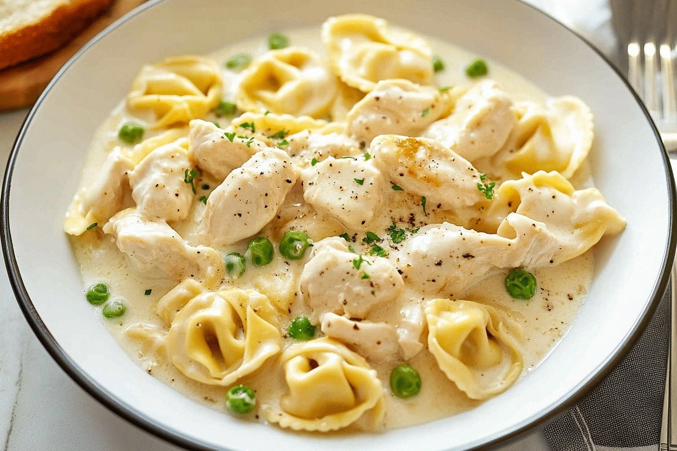 Chicken Tortellini Alfredo for
