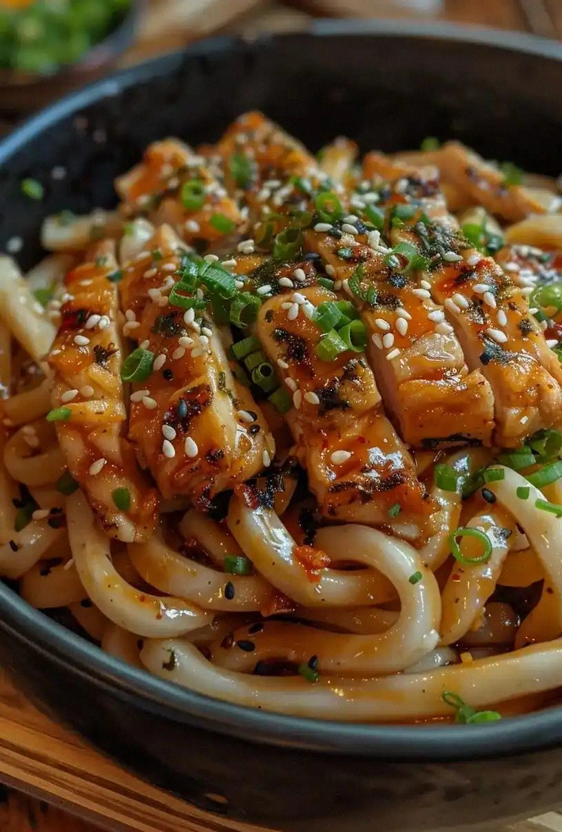 Chicken Udon Noodles