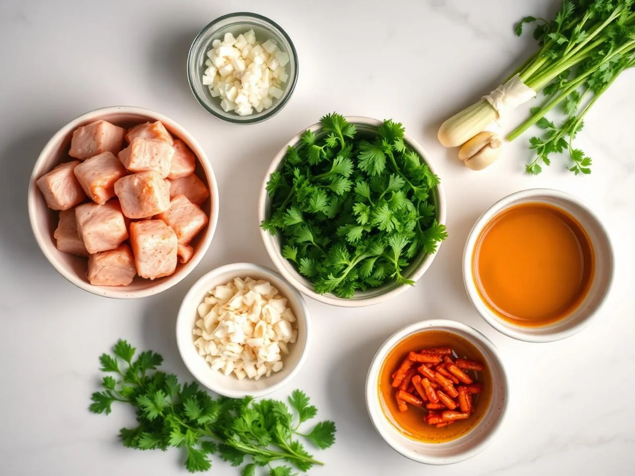 Ingredients for Chicken Yakitori