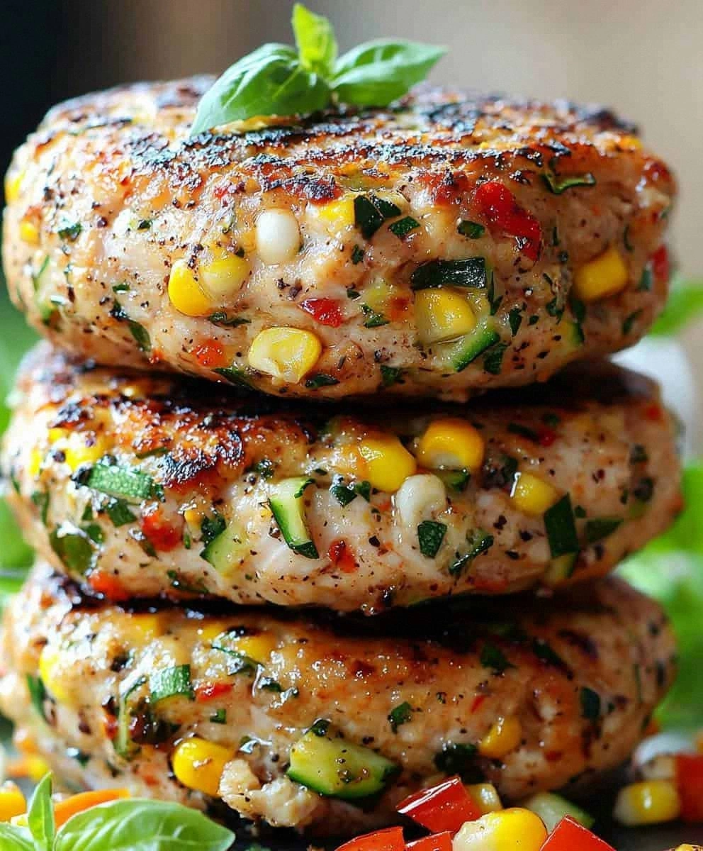 Chicken Zucchini Corn Burgers: A Delicious and Healthy Recipe for Summer Grilling