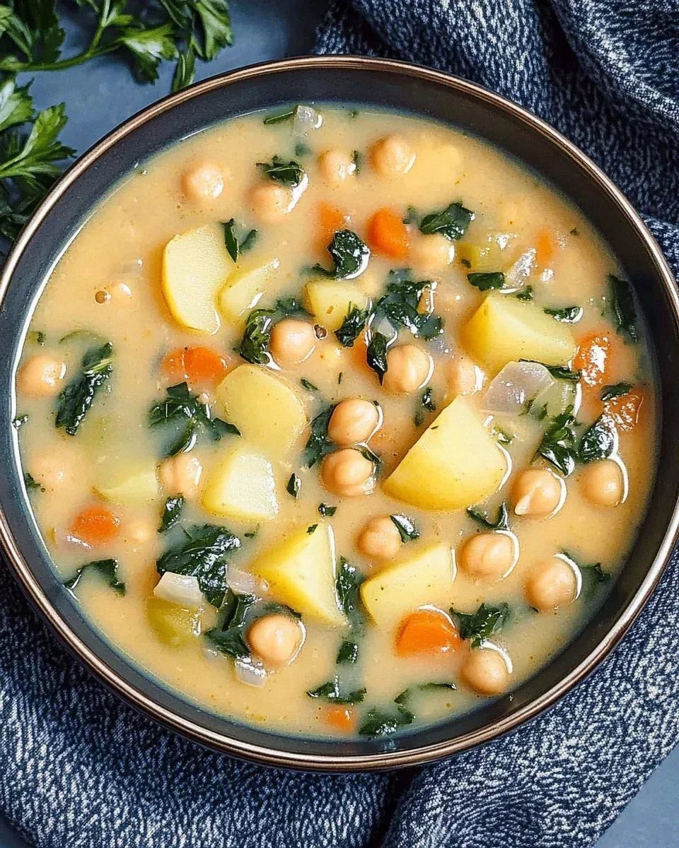 Chickpea Potato Soup: A Comforting Bowl of Nourishment