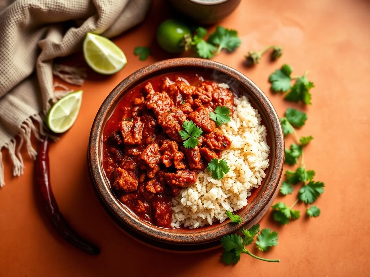 Chili Con Carne With Rice