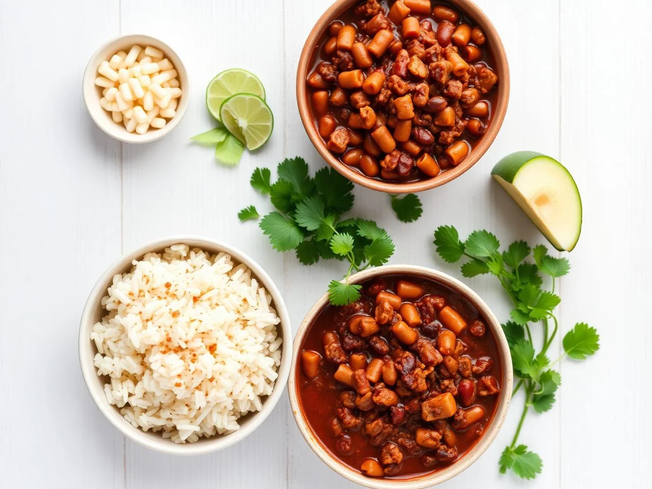 Ingredients for Chili Con Carne With Rice