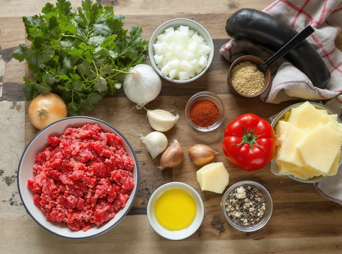 Ingredients for Chili Mac