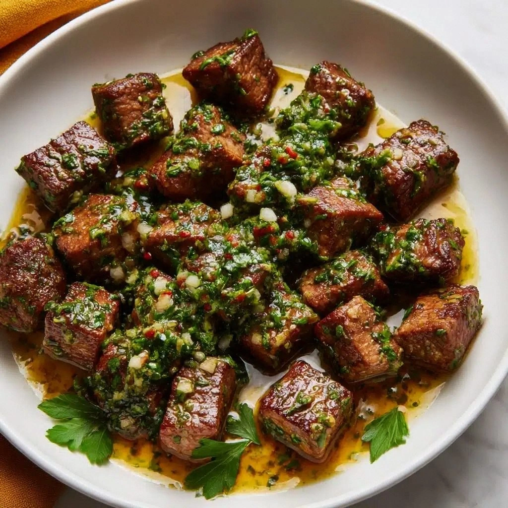 Chimichurri Steak Bites Recipe