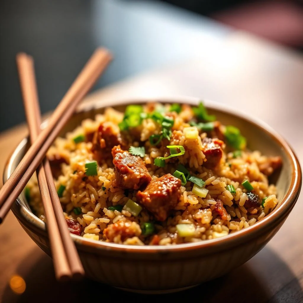 Chinese Roast Pork Fried Rice