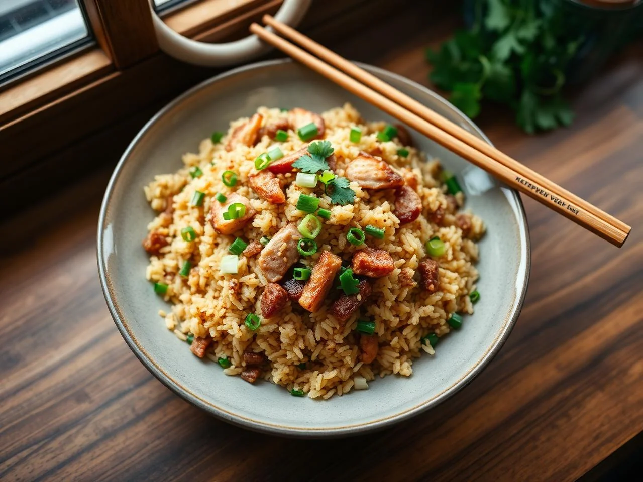 Chinese Roast Pork Fried Rice