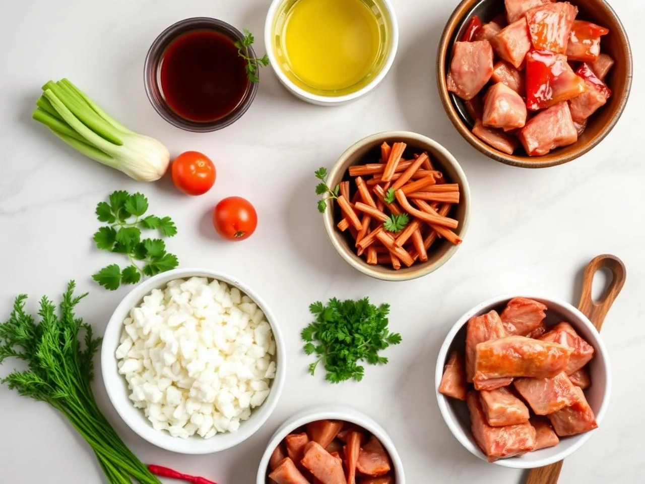 Ingredients for Chinese Style Pork Ribs