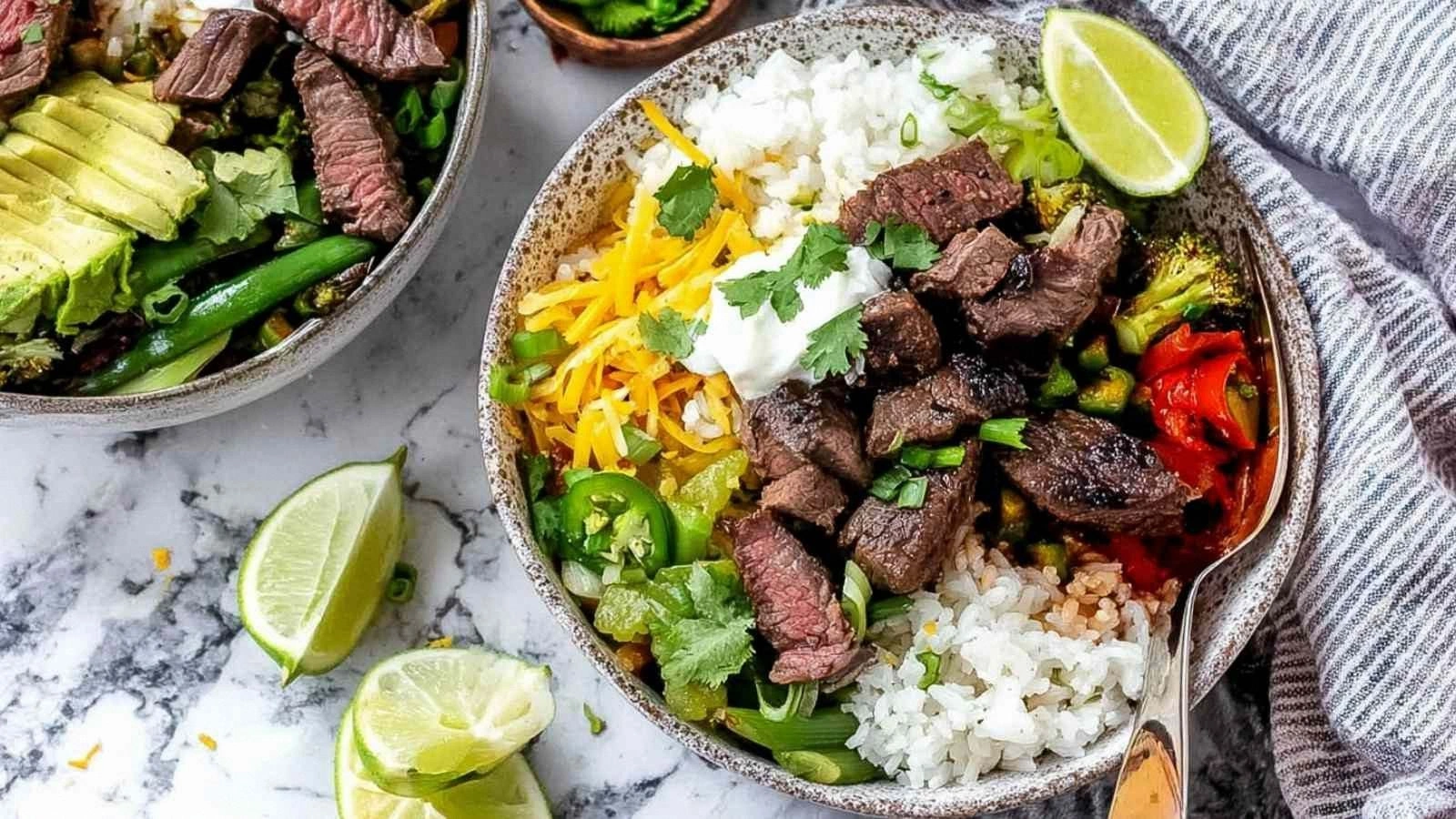Chipotle Steak Rice Bowls