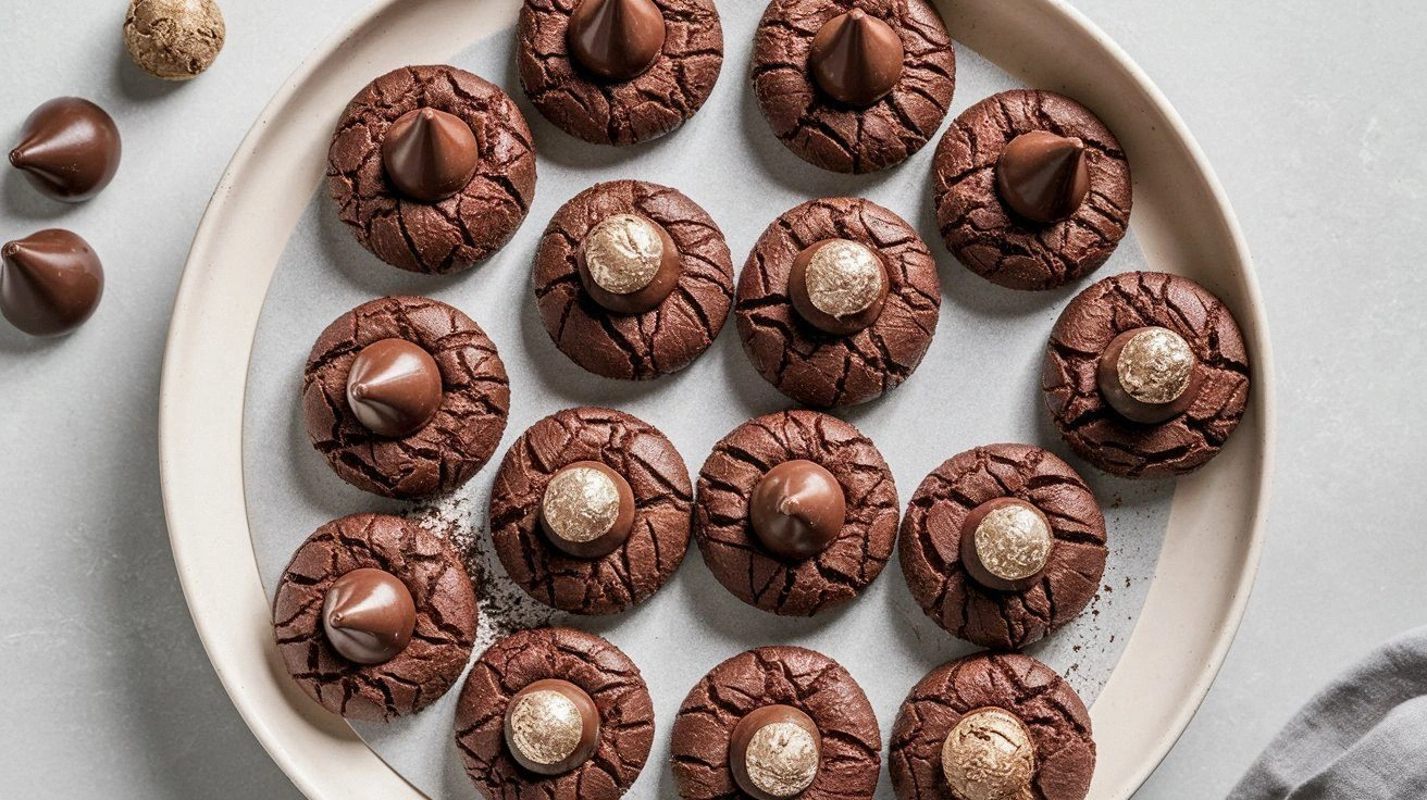 Chocolate Blossom Cookies
