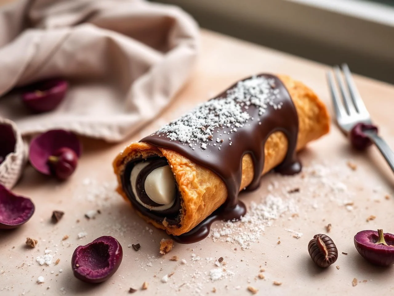 Chocolate Cannoli