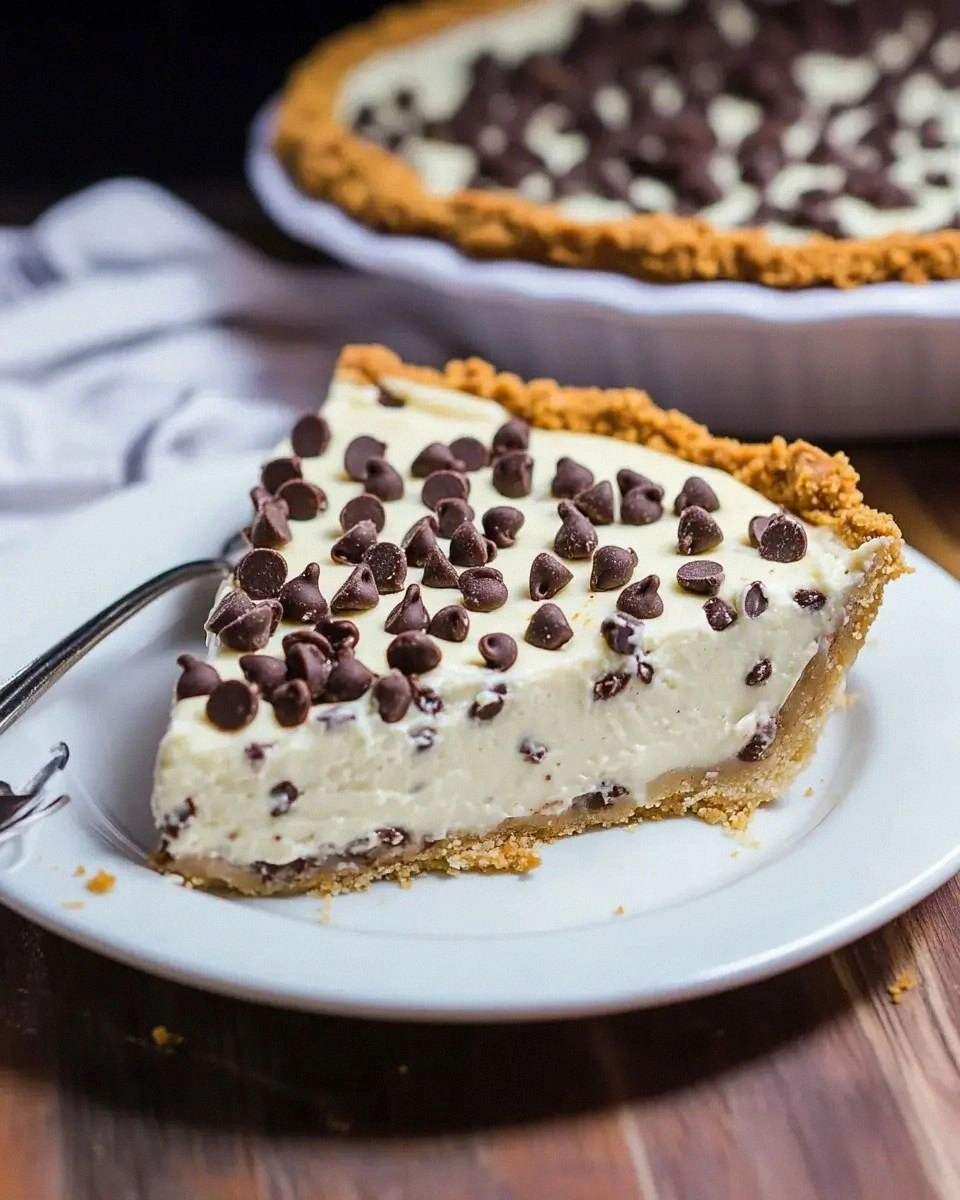 Chocolate Chip Cannoli Pie Recipe is a must-try dessert!