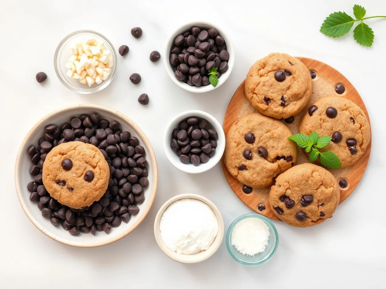 Ingredients for Chocolate Chip Cookies