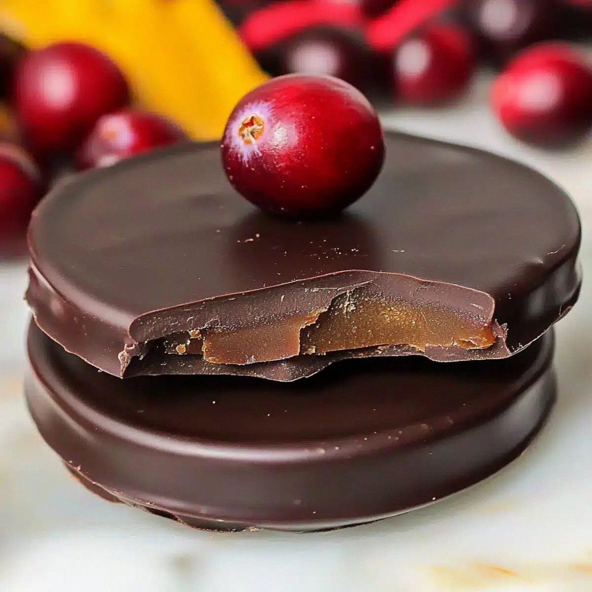 Chocolate Covered Cranberry Sauce Bites to Wow Your Guests