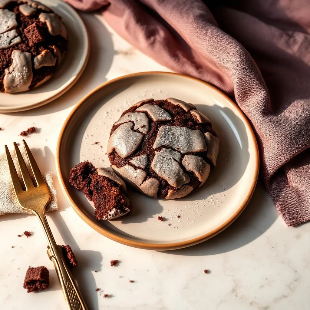 Chocolate Crinkle Cookies