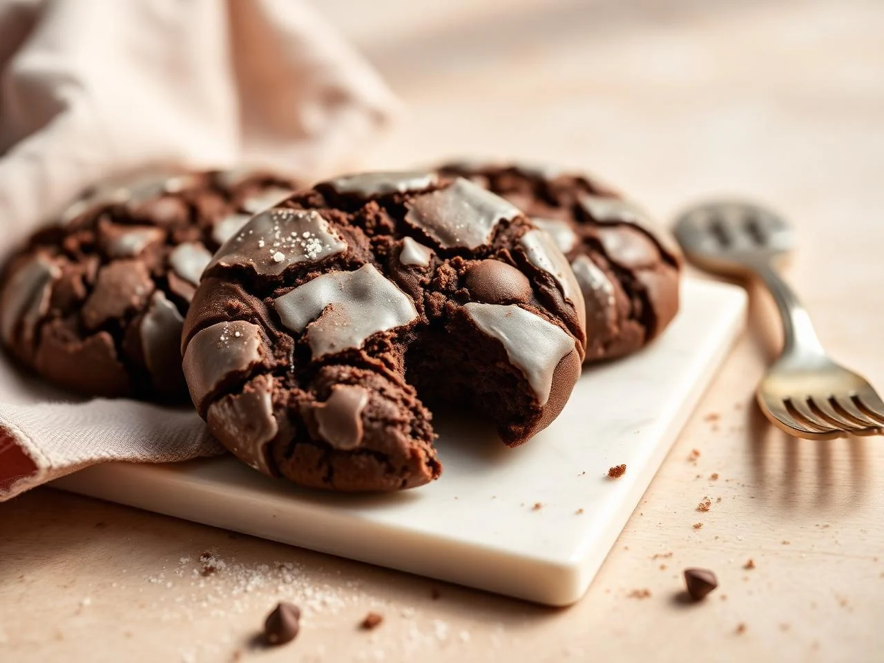 Chocolate Crinkle Cookies
