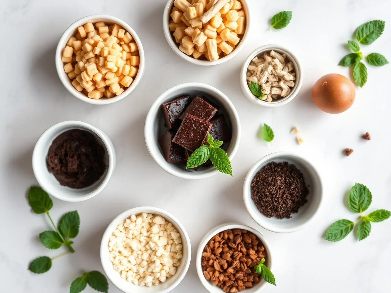 Ingredients for Chocolate Fudge