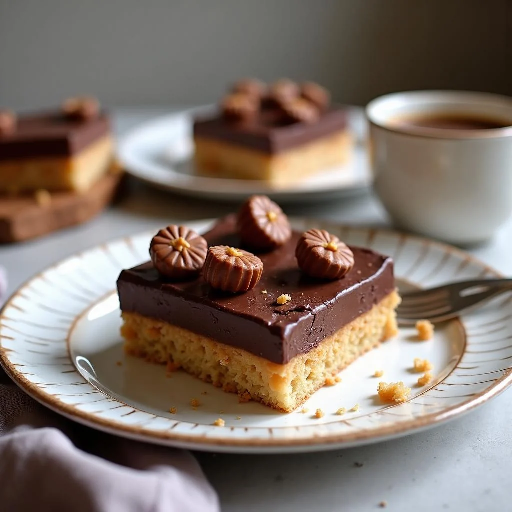 Chocolate Peanut Butter No-Bake Bars